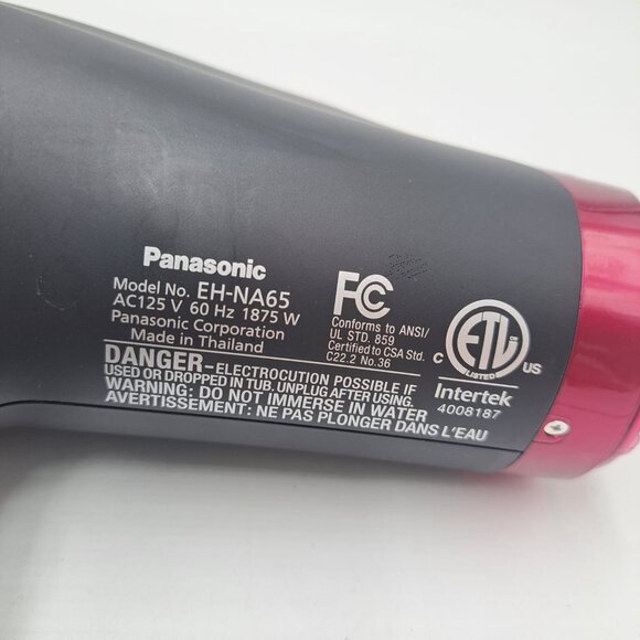 Panasonic EH-NA65-K nanoe Hair Dryer - Picture 8 of 13
